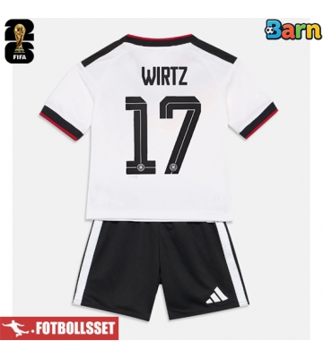 Tyskland Florian Wirtz #17 Hemmatröja Barn VM 2026 Kortärmad (+ Korta byxor)